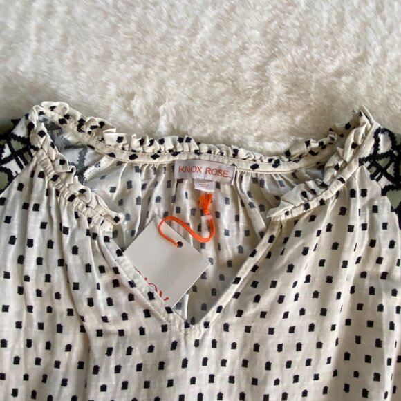 Knox Rose Peasant Bohemian Dress with Pockets size M New w/Tags - Picture 12 of 14